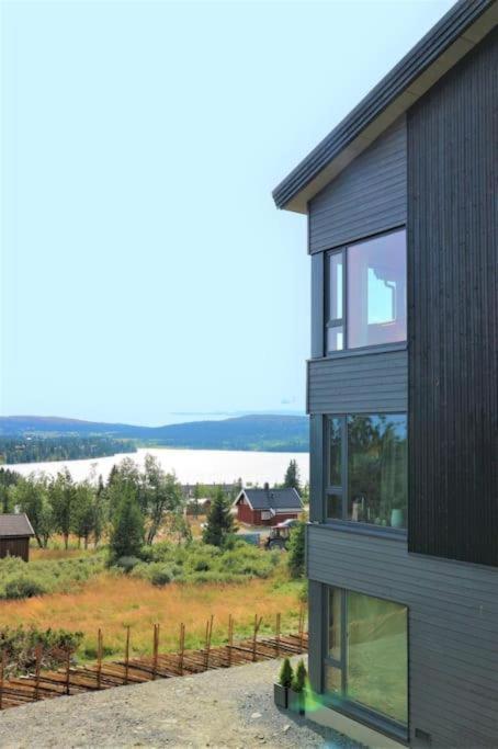 Leilighet Med Panoramautsikt Sjusjoen Innendors Parkering 외부 사진